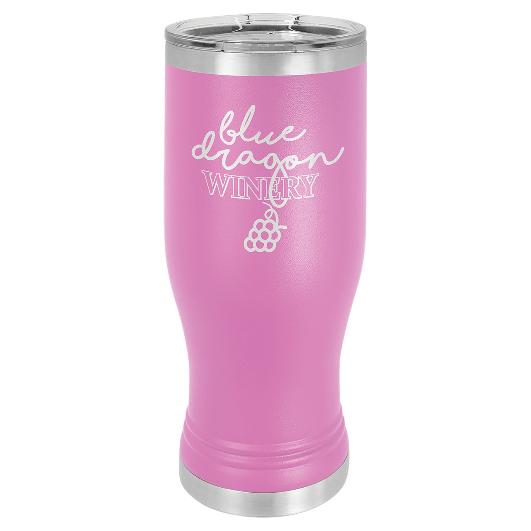 Light Purple Polar Camel 20 oz Pilsner with Clear Lid