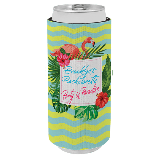 White Slim Sublimatable Beverage Holder