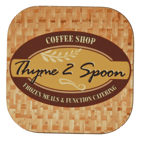 4" x 4" Gloss White Unisub MDF Square Sublimatable Coaster