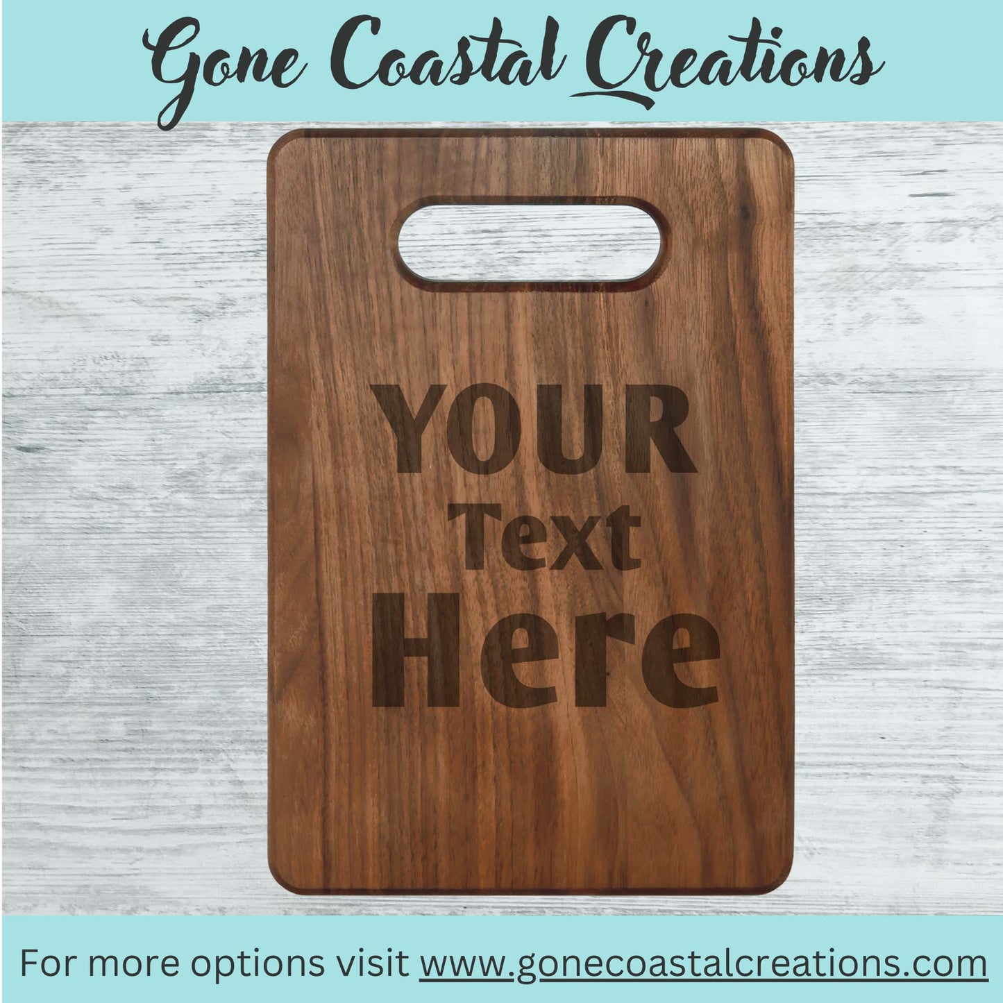 Personalized Walnut Cutting Board – Custom Engraved Gift for Employees, Clients, Weddings, or Housewarmings