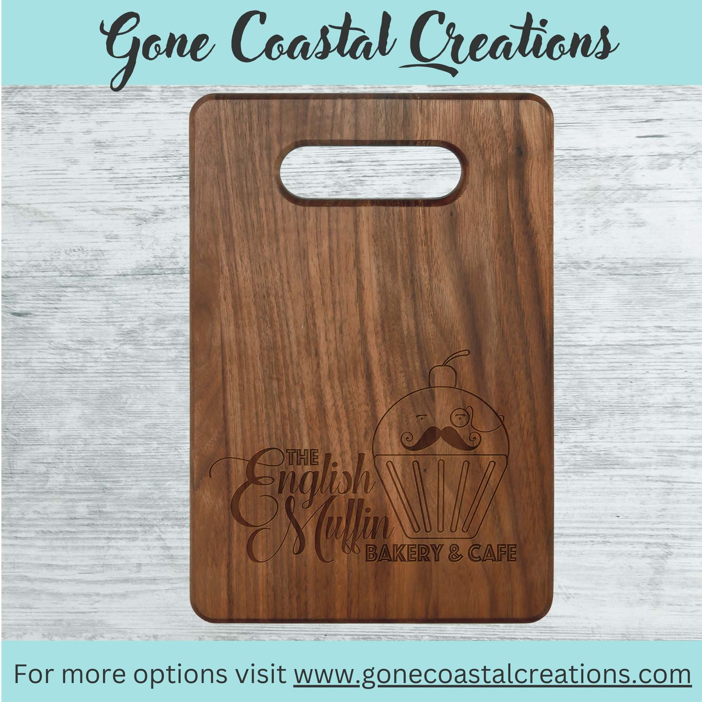 Personalized Walnut Cutting Board – Custom Engraved Gift for Employees, Clients, Weddings, or Housewarmings